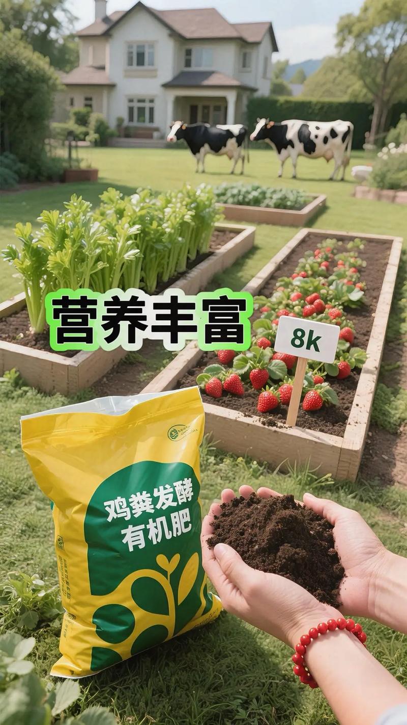 鸡粪发酵有机肥.家里的瓜果蔬菜,花卉绿植,果蔬果树该施肥了